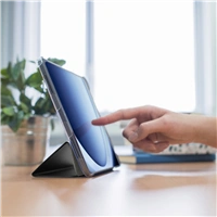 Hama Fold Clear, puzdro pre Samsung Galaxy Tab A11 8,7", čierne/priehľadné