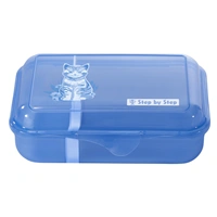 Krabička na desiatu Step by Step, Cat Lilly, modrá