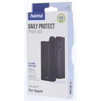 Hama Daily Protect, puzdro-knižka pre Apple iPhone 17, funkcia stojanu, čierne