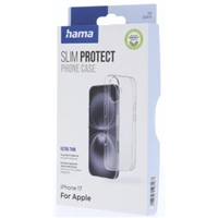 Hama Slim Protect, kryt pre Apple iPhone 17, ultra tenký, 20% recyklovaných materiálov, priehľadný