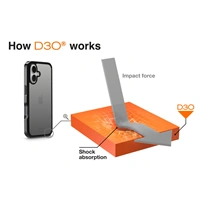 Hama Extreme Protect, kryt pre Apple iPhone 17, materiál D3O®, priehľadný čierny