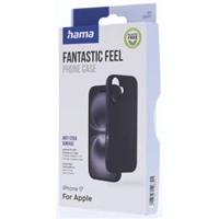 Hama Fantastic Feel, kryt pre Apple iPhone 17, hebký povrch, čierny