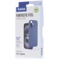 Hama Fantastic Feel, kryt pre Apple iPhone 17, hebký povrch, modrý