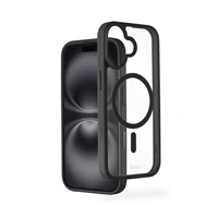 Hama Frame Protect, kryt pre Apple iPhone 17, magnetický, priehľadný/čierny