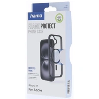 Hama Frame Protect, kryt pre Apple iPhone 17, magnetický, priehľadný/čierny