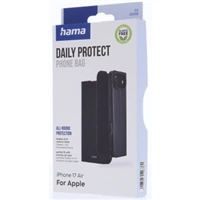 Hama Daily Protect, puzdro-knižka pre Apple iPhone Air, funkcia stojanu, čierne