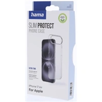 Hama Slim Protect, kryt pre Apple iPhone Air, ultra tenký, 20% recyklovaných materiálov, priehľadný