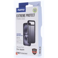 Hama Extreme Protect, kryt pre Apple iPhone Air, materiál D3O®, priehľadný čierny