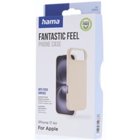 Hama Fantastic Feel, kryt pre Apple iPhone Air, hebký povrch, béžový