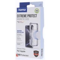Hama Extreme Protect, kryt pre Apple iPhone 17 Pro, magnetický, D3O®, nezažltne, priehľadný