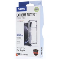 Hama Extreme Protect, kryt pre Apple iPhone 17 Pro, materiál D3O®, nezažltne, priehľadný