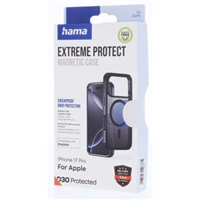 Hama Extreme Protect, kryt pre Apple iPhone 17 Pro, magnetický, D3O®, čierny