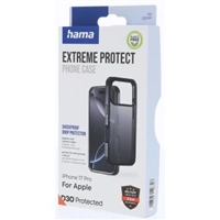 Hama Extreme Protect, kryt pre Apple iPhone 17 Pro, materiál D3O®, priehľadný čierny