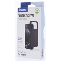 Hama Fantastic Feel, kryt pre Apple iPhone 17 Pro, hebký povrch, čierny
