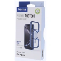 Hama Frame Protect, kryt pre Apple iPhone 17 Pro, magnetický, priehľadný/modrý