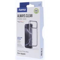 Hama Always Clear, kryt pre Apple iPhone 17 Pro Max, vždy priehľadný, nezažltne