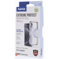 Hama Extreme Protect, kryt pre Apple iPhone 17 Pro Max, magnetický, D3O®, nezažltne, priehľadný
