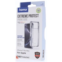 Hama Extreme Protect, kryt pre Apple iPhone 17 Pro Max, materiál D3O®, nezažltne, priehľadný