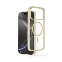 Hama Frame Protect, kryt pre Apple iPhone 17 Pro Max, magnetický, priehľadný/béžový
