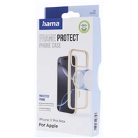 Hama Frame Protect, kryt pre Apple iPhone 17 Pro Max, magnetický, priehľadný/béžový