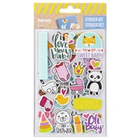 Hama samolepky pre kreatívnu tvorbu, rôzne motívy, balenie 30 setov (cena je uvedená za 1 set)