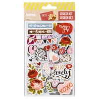 Hama samolepky pre kreatívnu tvorbu, rôzne motívy, balenie 30 setov (cena je uvedená za 1 set)