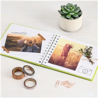 Hama album klasick pirlov FINE ART 18,5x15 cm, 30 strn, kivi, biele listy