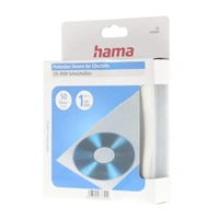 Hama ochranné obaly na CD/DVD, polypropylén, priehľadné, balenie 50 ks (cena za balenie)