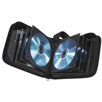 Hama Wallet 20, puzdro na 20 CD/DVD/Blu-ray diskov, polyester, čierne