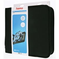 Hama Wallet 208, puzdro na 208 CD/DVD/Blu-ray diskov, polyester, čierne