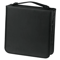 Hama Wallet 208, puzdro na 208 CD/DVD/Blu-ray diskov, polyester, čierne