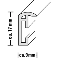 Hama rámček plastový MADRID, oceľová, 13x18 cm