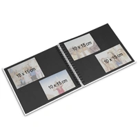 Hama album klasický špirálový ROMANCE 28x24 cm, 40 strán, čierne listy