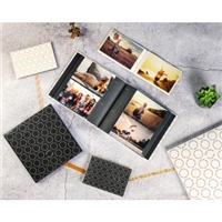 Hama album klasick IVY 30x30 cm, 80 strn, biely, ierne listy