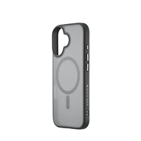 Black Rock Hybrid Case, kryt pre Apple iPhone 17, magnetický, matný, polopriehľadný čierny