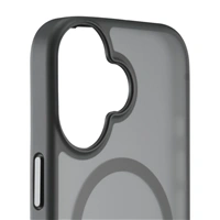 Black Rock Hybrid Case, kryt pre Apple iPhone 17, magnetický, matný, polopriehľadný čierny