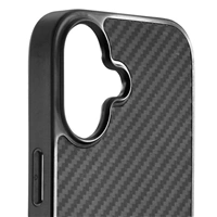 Black Rock Robust Carbon, kryt pre Apple iPhone 17, magnetický, karbónový vzhľad, čierny