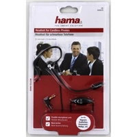 Hama Headset for Cordless Phones, 2.5 mm jack 