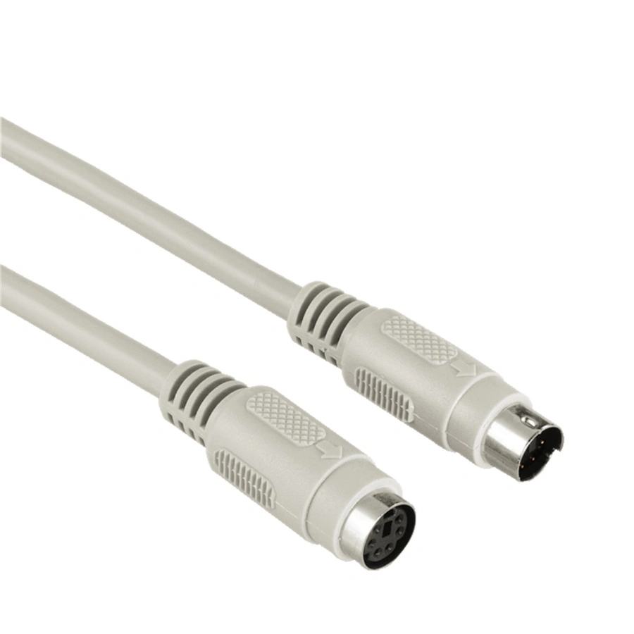 Hama predlžovací kábel PS/2, mini-DIN 6pin., 2 m, šedý