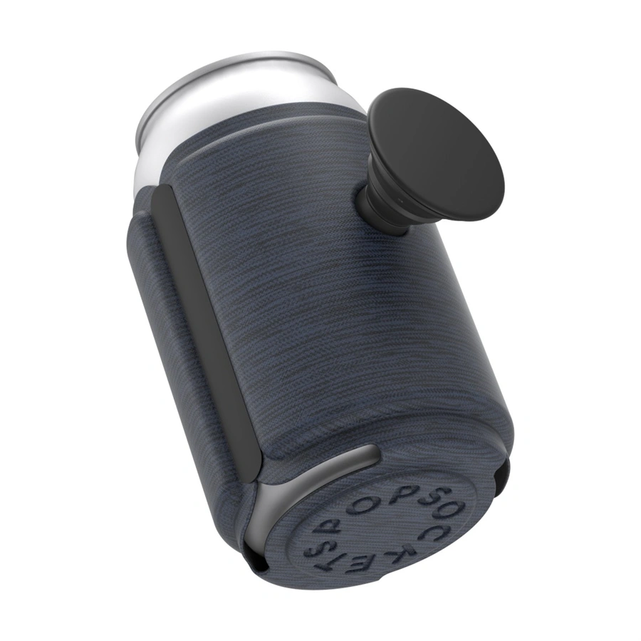 PopSockets PopThirst, držiak/obal na plechovku, s integrovaným PopGrip Gen. 2, tmavomodrý melanž