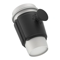 PopSockets PopThirst, držiak na pohár, s integrovaným PopGrip Gen. 2, čierny