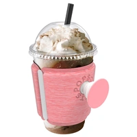 PopSockets PopThirst, držiak na pohár, s integrovaným PopGrip Gen. 2, ružový melanž