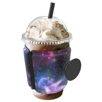 PopSockets PopThirst, driak na pohr, s integrovanm PopGrip Gen. 2, Blue Nebula