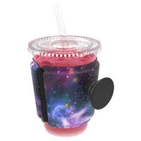 PopSockets PopThirst, driak na pohr, s integrovanm PopGrip Gen. 2, Blue Nebula