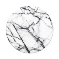 PopSockets PopGrip Gen.2, Dove White Marble, bielo-čierny mramor