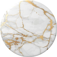 PopSockets PopGrip Gen.2, Gold Lutz Marble, bielo-zlat mramor