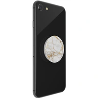 PopSockets PopGrip Gen.2, Gold Lutz Marble, bielo-zlat mramor