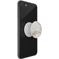 PopSockets PopGrip Gen.2, Gold Lutz Marble, bielo-zlat mramor