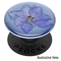 PopSockets PopGrip Gen.2, Pressed Flower Larkspur Purple, fialový kvietok zaliaty v ivici