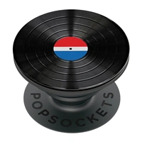 PopSockets PopGrip Gen.2, Backspin Aluminum 45 RPM, otáčací (guľôčkové ložisko), platňa (LP)